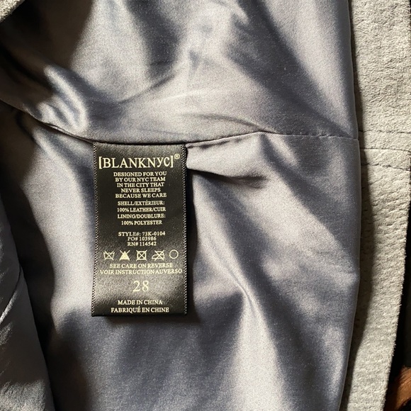 Real suede A-line skirt - Size 28 - Grey/Blue - Picture 8 of 11